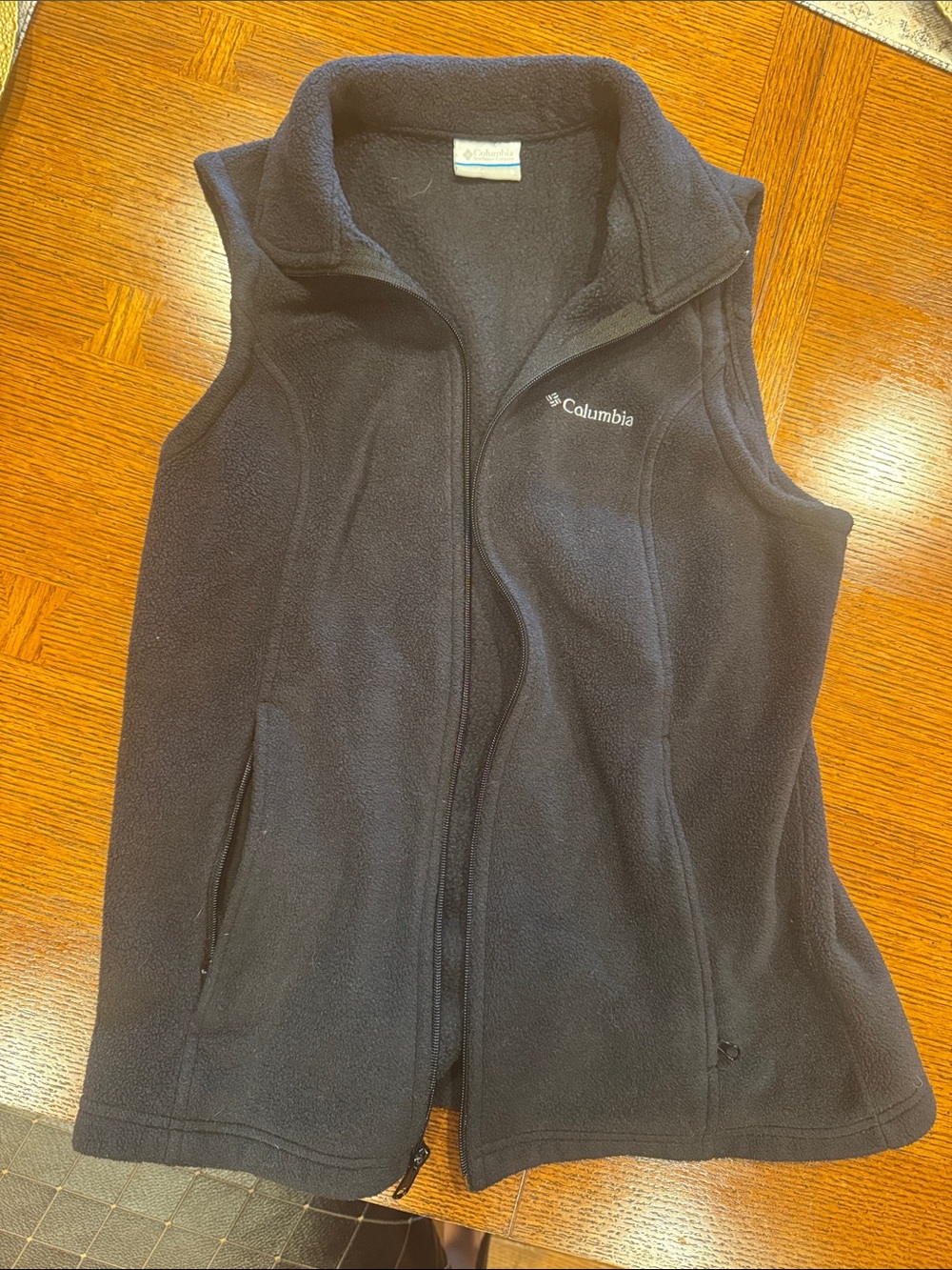 Columbia Black Women's Fleece Zip Vest